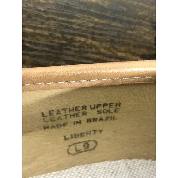 Enzo Angiolini Liberty Womens Tan Leather Slip On Casual Loafers Size 8.5N - Picture 9 of 11